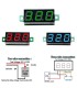 Voltmetras DC 0-30V 23x10x13mm panelinis skaitmeninis raudonas