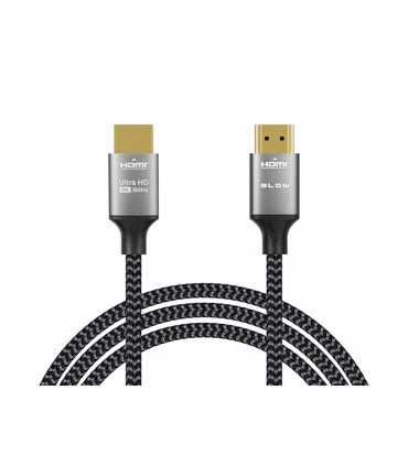 Kabelis HDMI-HDMI 8K ,19pol.kištukai  kištukai 1.5m (HDMI 2.1) pintas 8K 60Hz 48Gbps / 4K 120Hz