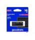 USB  atminties raktas  Pendrive GOODRAM 16GB UMM3 BLACK USB 3.0.