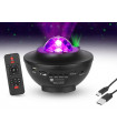 Šviečiantis kamuolys  šviesos efektas LED ''Magic Ball'' su   distanciniu pulteliu 2 x 4W - LED RGB +žalias lazeris