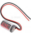 Ličio baterija 1/2AA ER14250 3.6V 1200mAh su laiduku ir jungtimi (Tachografams)