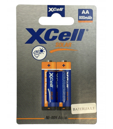 Akumuliatorius R6 (AA) 1.2V 800mAh Xcell SOLAR ,1vnt.