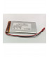 copy of Akumuliatorius su krovimo pl.LP523450 900mAh  Li-Ion 3.7V 5.2x34x50mm