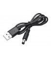 copy of Maitinimo laidas USB kištukas DC2,5/5,5mm   80cm ilgio BT1000 kolonėlės krovimui