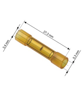 Kontaktas laidų sujungimui 4-6mm² laidui geltonas SGE RoHS