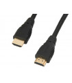 Kabelis HDMI-HDMI 19pol kištukai 1.5m  6mm (HDMI 1.4) juodas